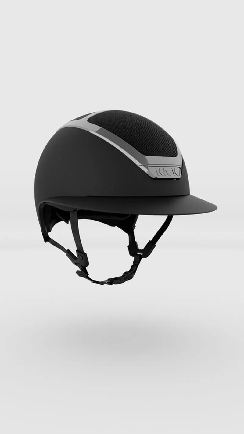 Kask Star Lady Chrome Riding Helmet- Black/Silver-4