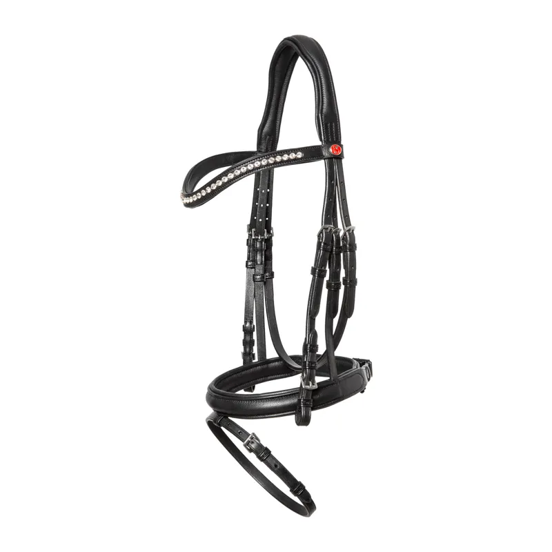 Kieffer Ultrasoft Haflinger Snaffle Bridle - Black