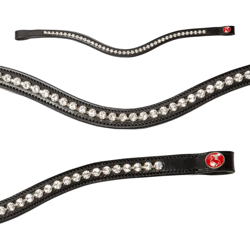 Kieffer Ultrasoft Haflinger Snaffle Bridle - Black-1