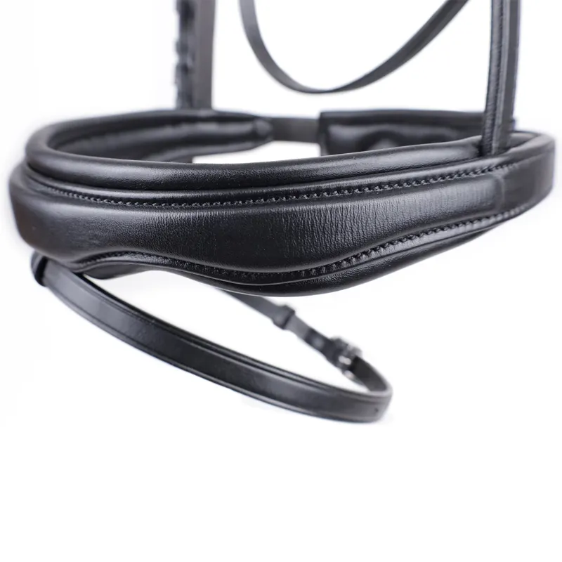 Kieffer Ultrasoft Gaya Snaffle Bridle - Black-1