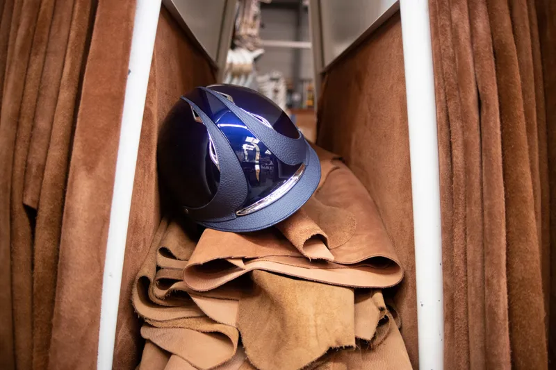 Antares Premium Glossy Helmet - Blue-6