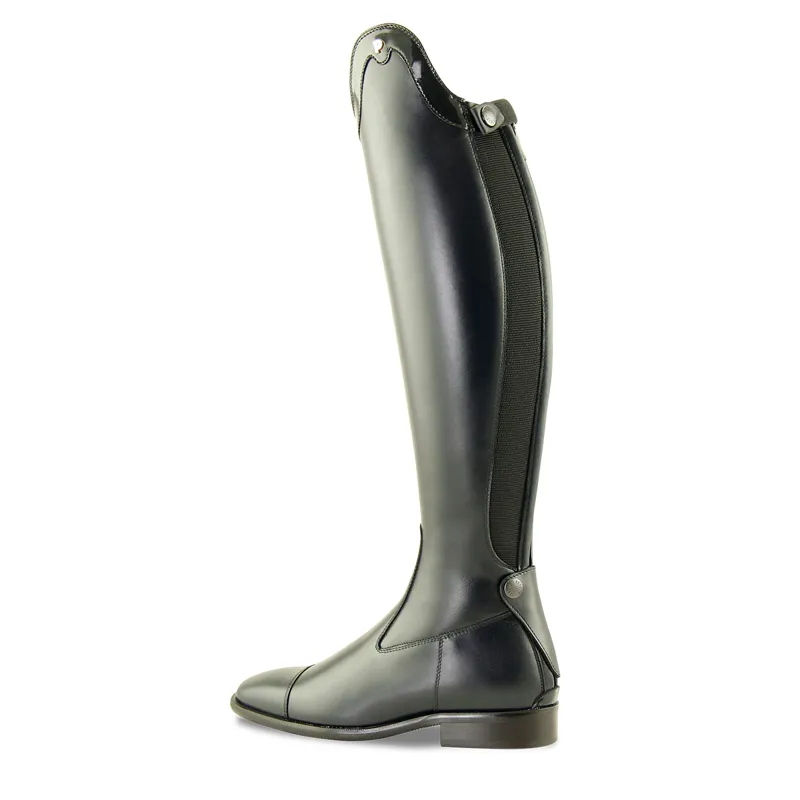 Petrie Palermo Dressage Boot with Patent Rand - Black-1
