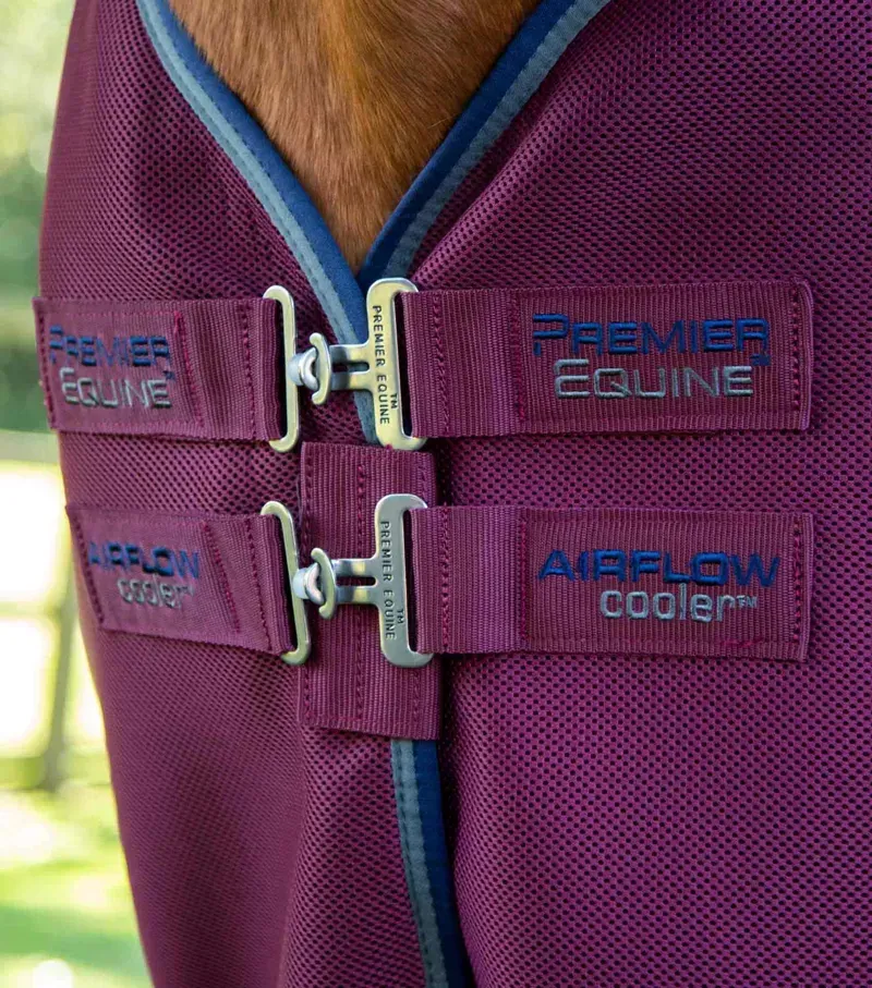 Airflow Cooler Rug / Burgundy-2