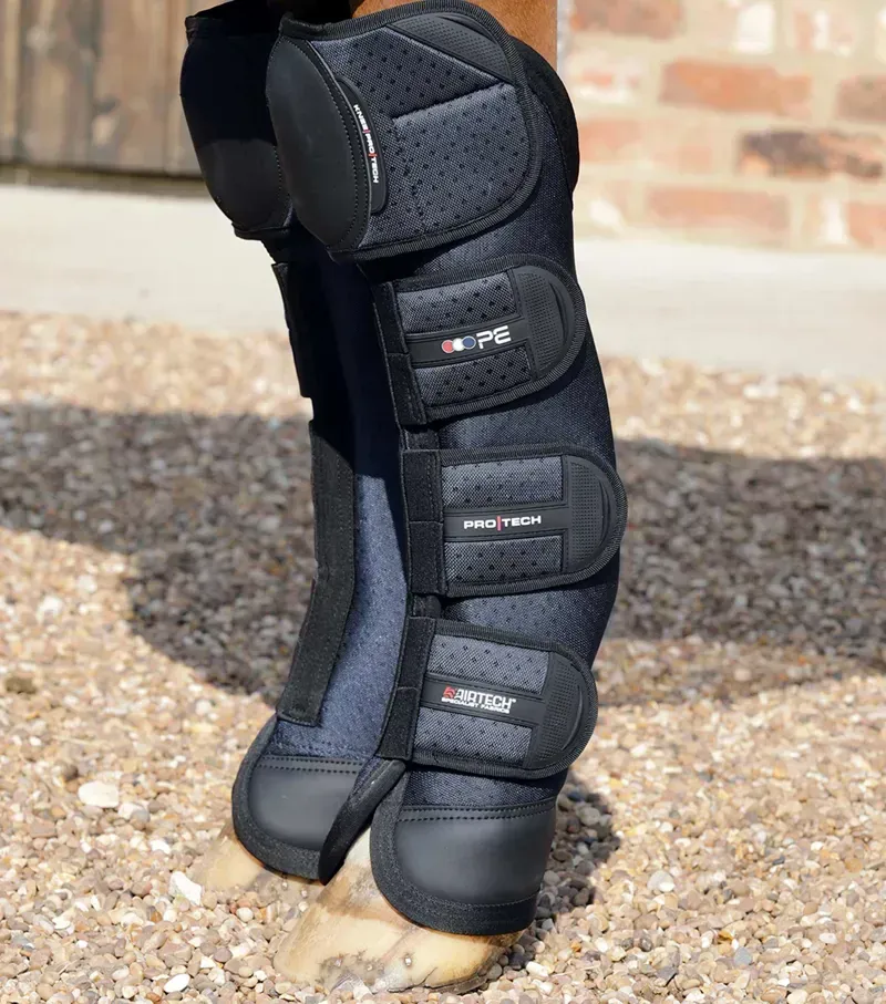 Airtechnology Knee Pro-Tech Horse Travel Boots - Navy