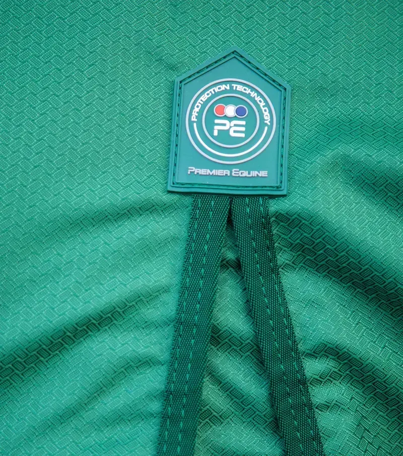 Premier Equine Akoni 0g Original Turnout Rug in Green-3