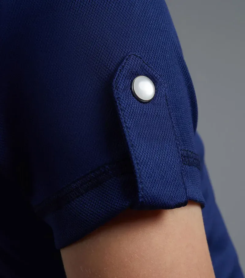 Mini Remisa Girl's Technical Short Sleeve Riding Top / Navy-4