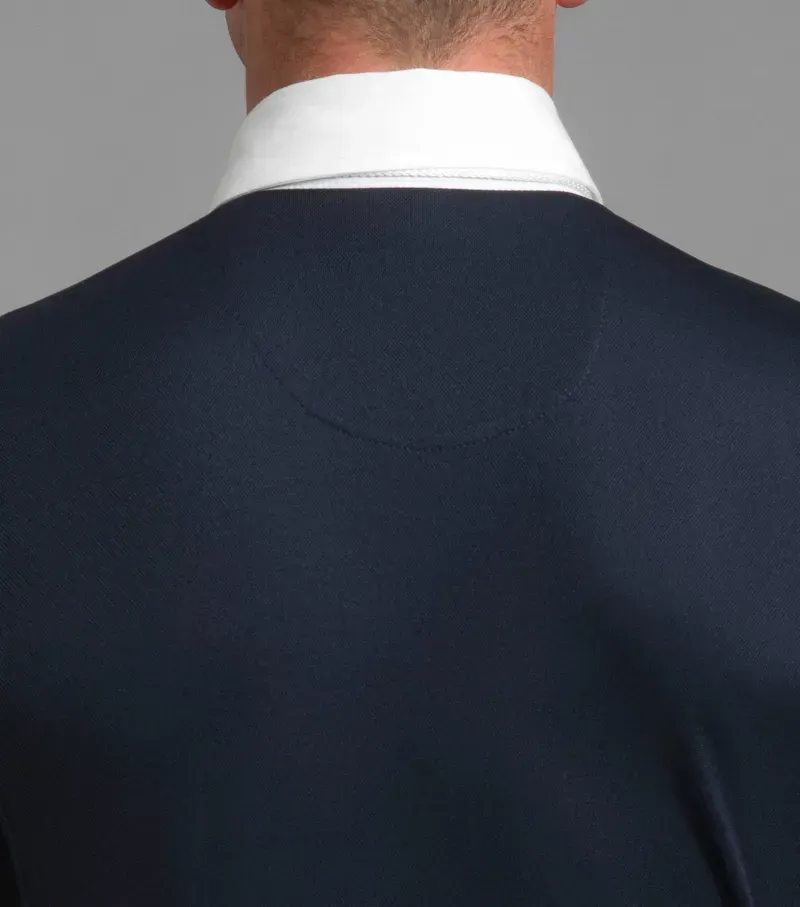 Premier Equine Antonio Short Sleeve Show Shirt in Navy-2