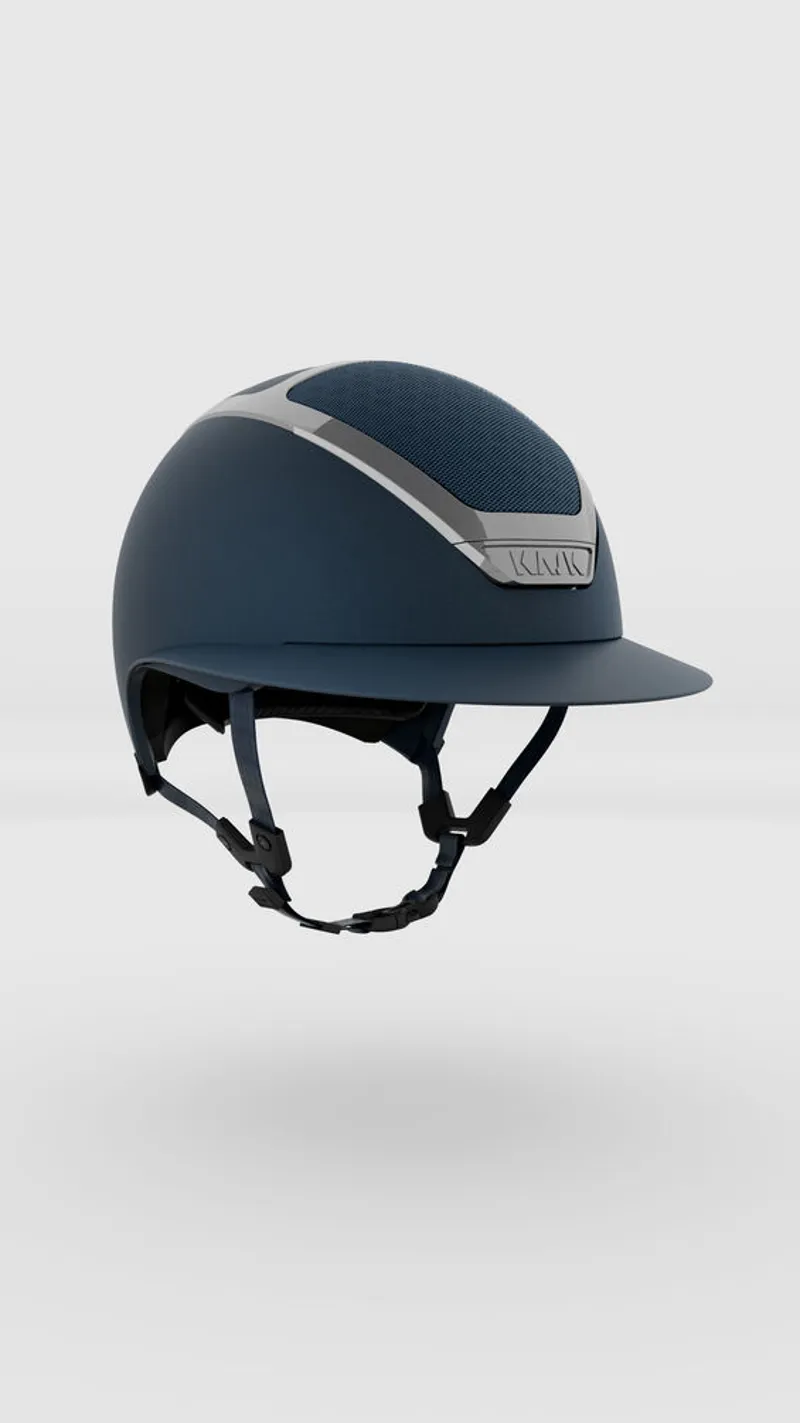 Kask Star Lady Chrome Riding Helmet- Navy/Silver-4