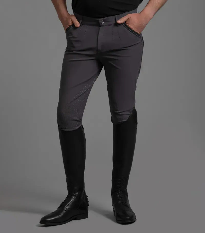 Barusso Gel Knee Breeches / Anthracite-1