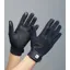 Bordoni Leather Mesh Riding Gloves - Navy