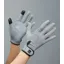 Bordoni Leather Mesh Riding Gloves - Grey