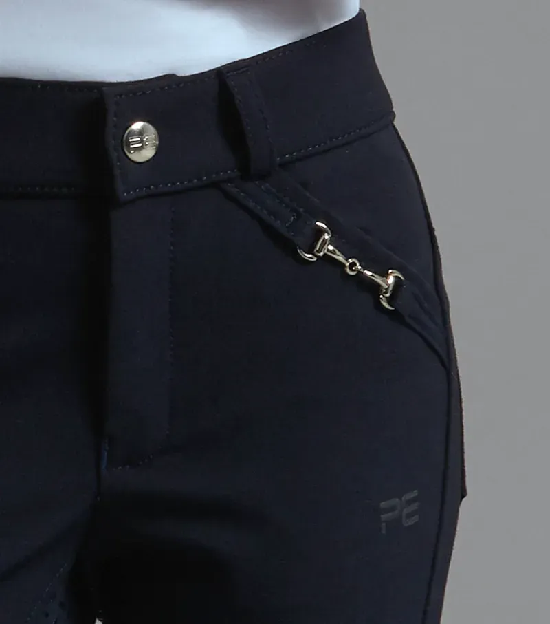 Brava Girls Full Seat Gel Riding Breeches / Navy-3