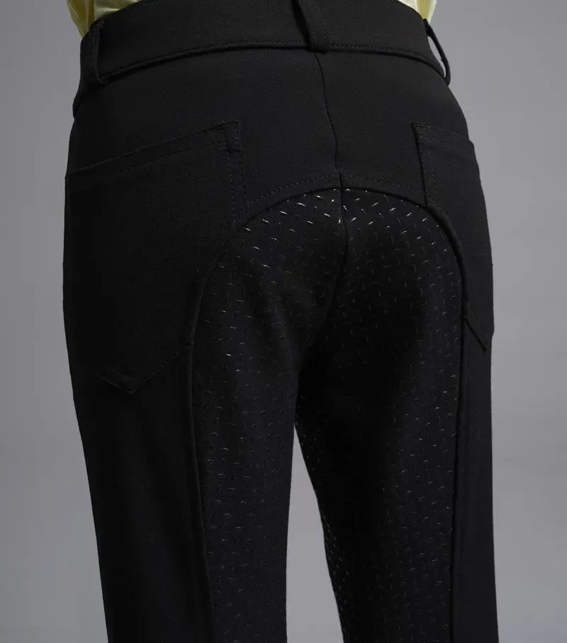Brava Girls Full Seat Gel Riding Breeches / Black-2