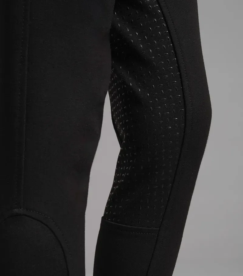 Brava Girls Full Seat Gel Riding Breeches / Black-4