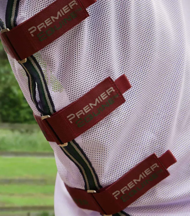 Premier Equine Bug Buster Fly Rug With Detachable Neck And Belly Flap in Lavender-1