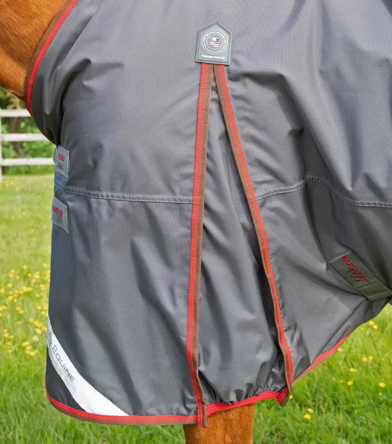 Buster 150g Turnout Rug With Classic Neck Cover / Grey-4