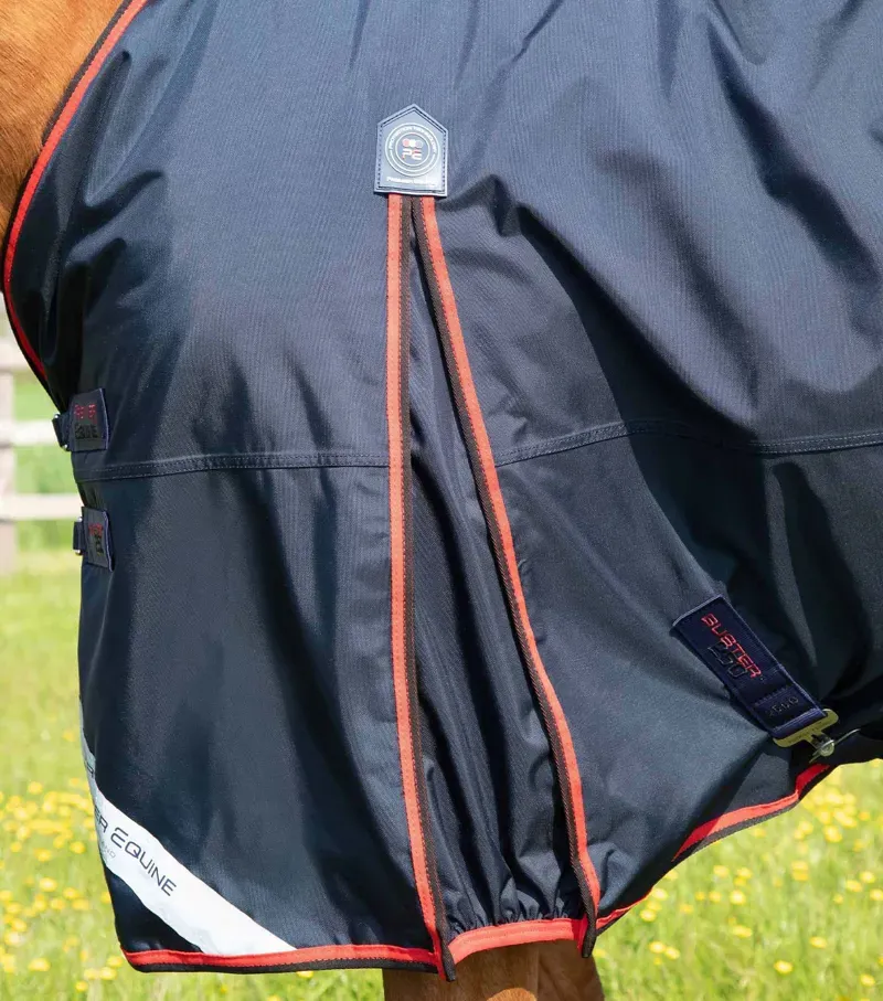 Buster 250g Turnout Rug With Classic Neck Cover / Navy-4