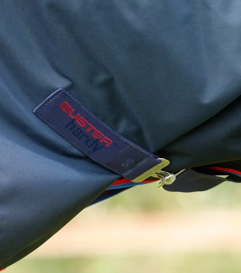 Premier Equine Buster Hardy 0g Half Neck Turnout Rug in Navy-4