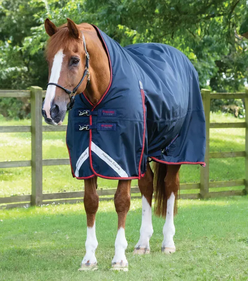 Buster Hardy 200g Half Neck Turnout Rug / Navy