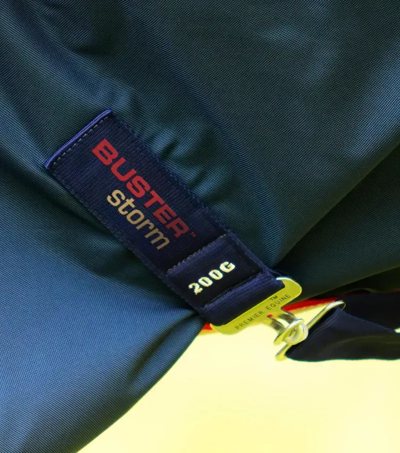 Buster Storm 200g Combo Turnout Rug With Snug-Fit Neck / Navy-4