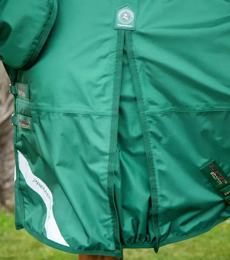 Buster Storm 220g Combo Turnout Rug With Classic Neck / Green-4