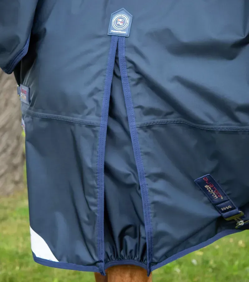 Buster Storm 220g Combo Turnout Rug With Classic Neck / Navy-3