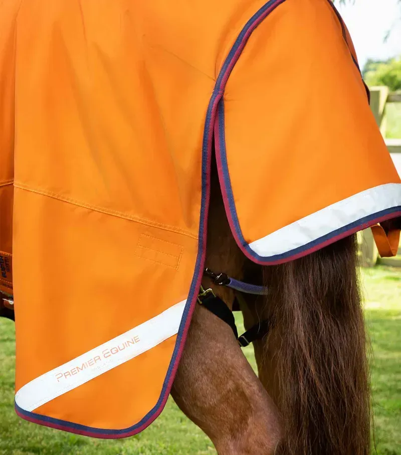Buster Storm 200g Combo Turnout Rug With Classic Neck / Burnt Orange-4
