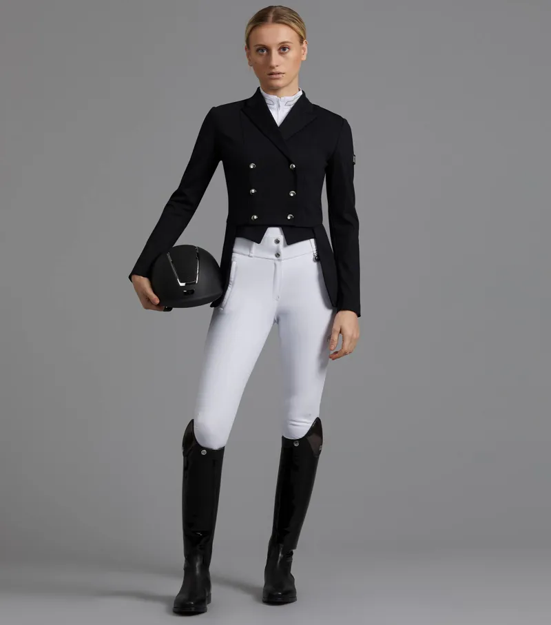 Premier Equine Capriole Ladies Short Tail Dressage Jacket - Black