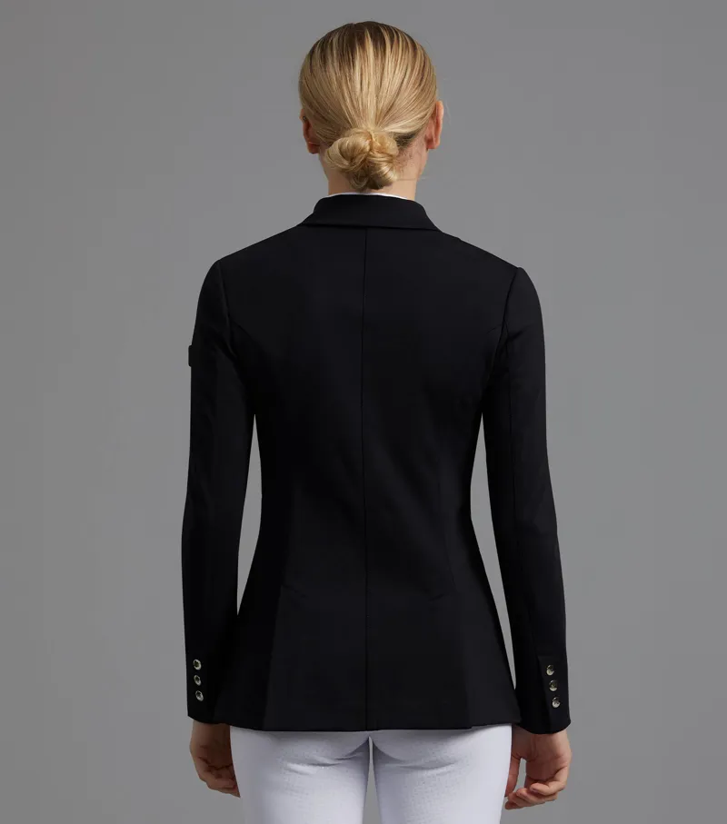 Premier Equine Capriole Ladies Short Tail Dressage Jacket - Black-1