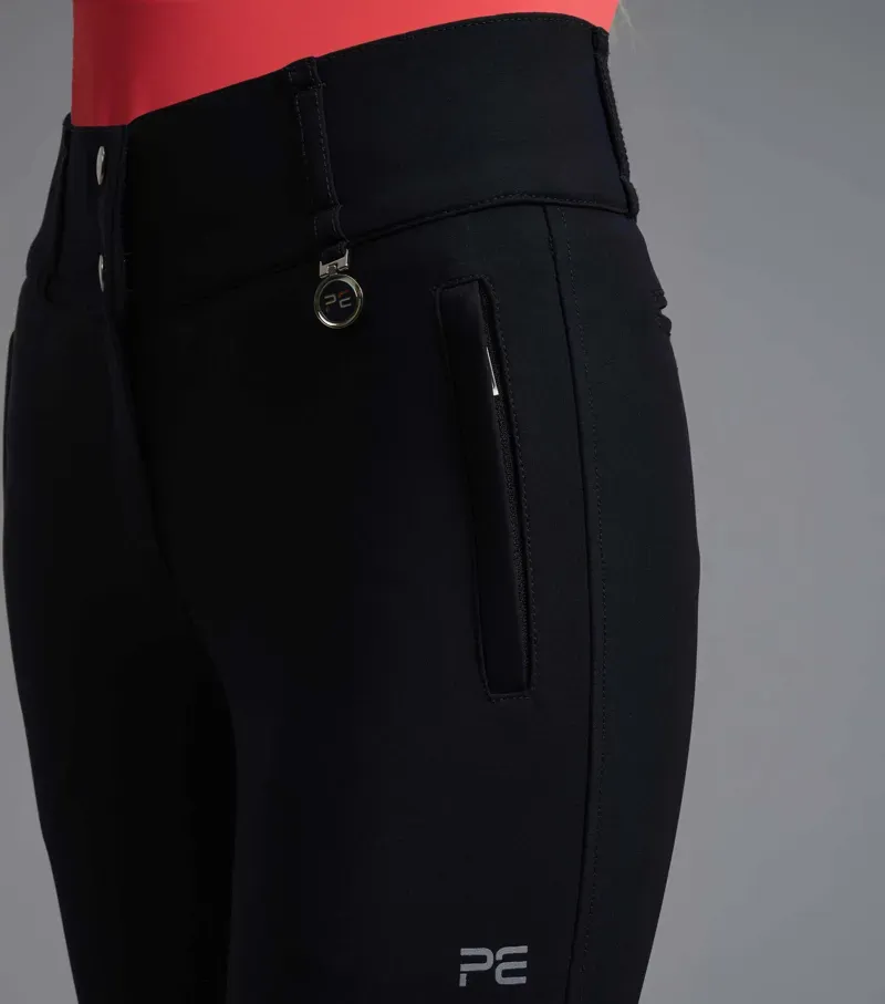 Carapello Ladies Full Seat Gel Riding Breeches / Navy-3