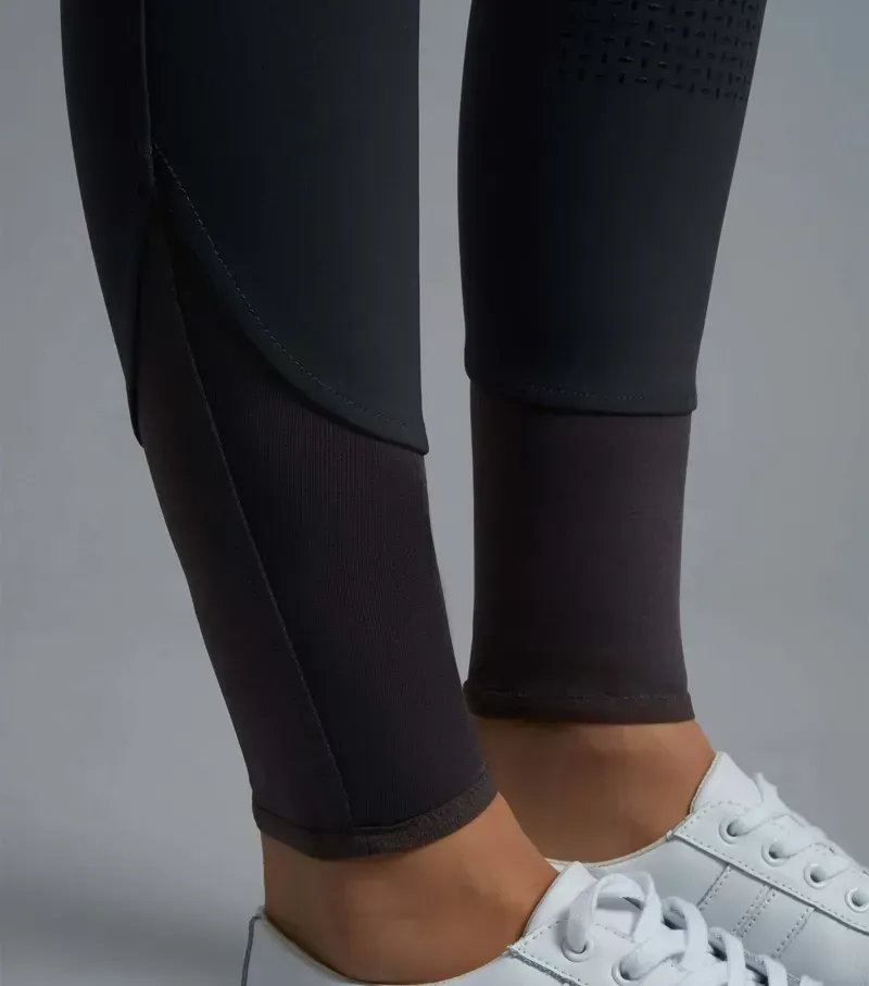 Carapello Ladies Full Seat Gel Riding Breeches / Anthracite-4