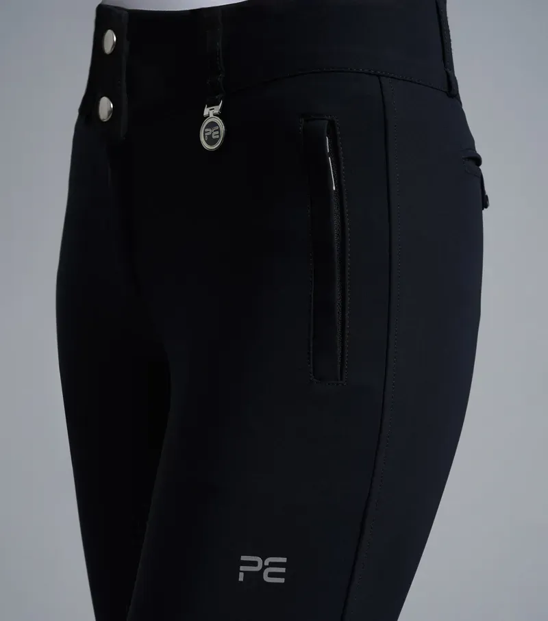 Carapello Ladies Full Seat Gel Riding Breeches / Black-3