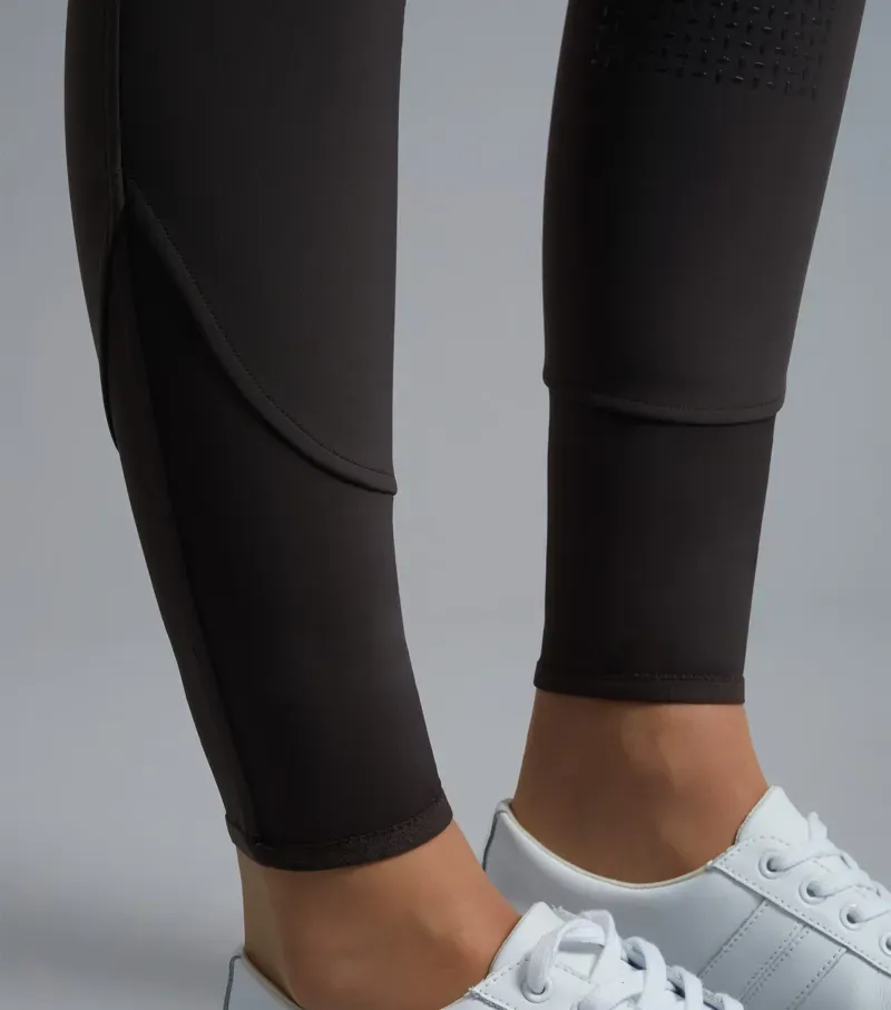 Carapello Ladies Full Seat Gel Riding Breeches / Liquorice-4