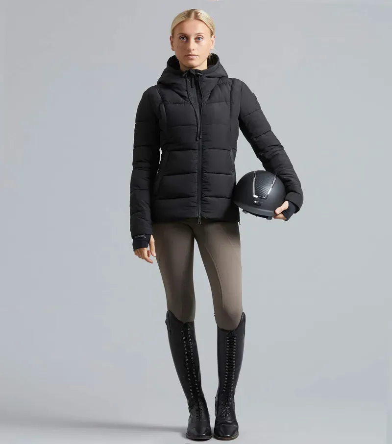 Casella Ladies Quilted Jacket / Black uk-1