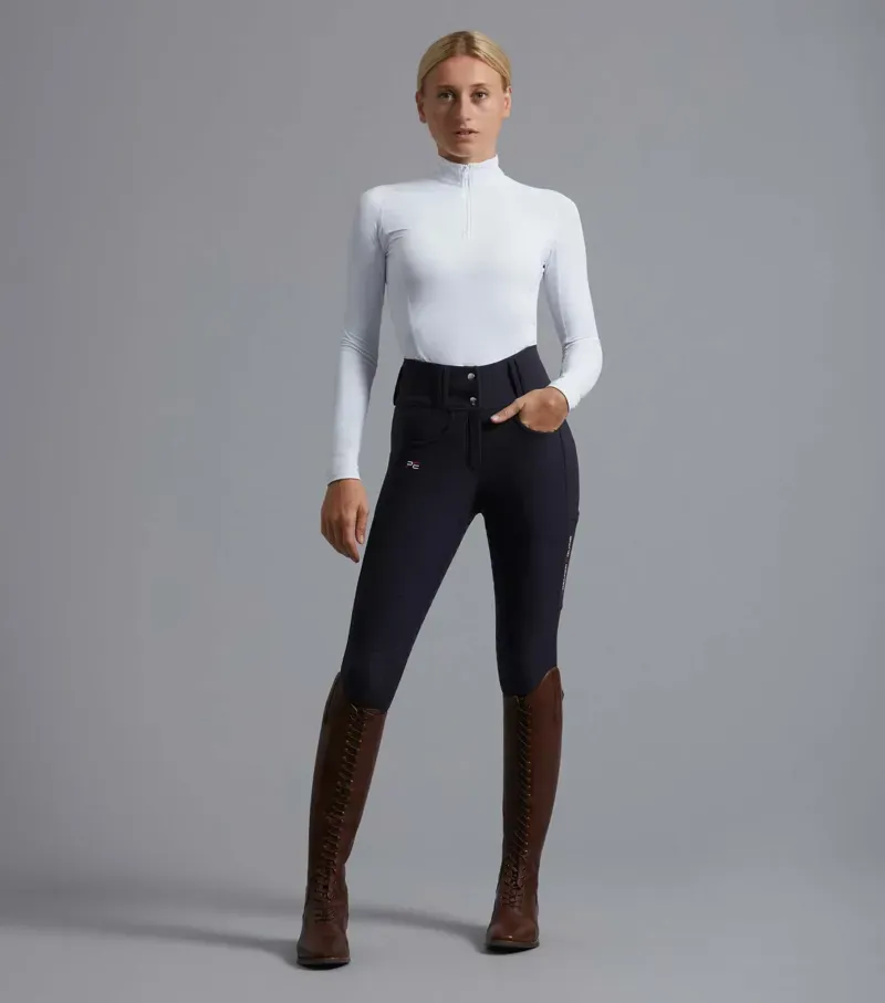 Premier Equine Ladies Coco II Gel Full Seat Riding Breeches in Navy