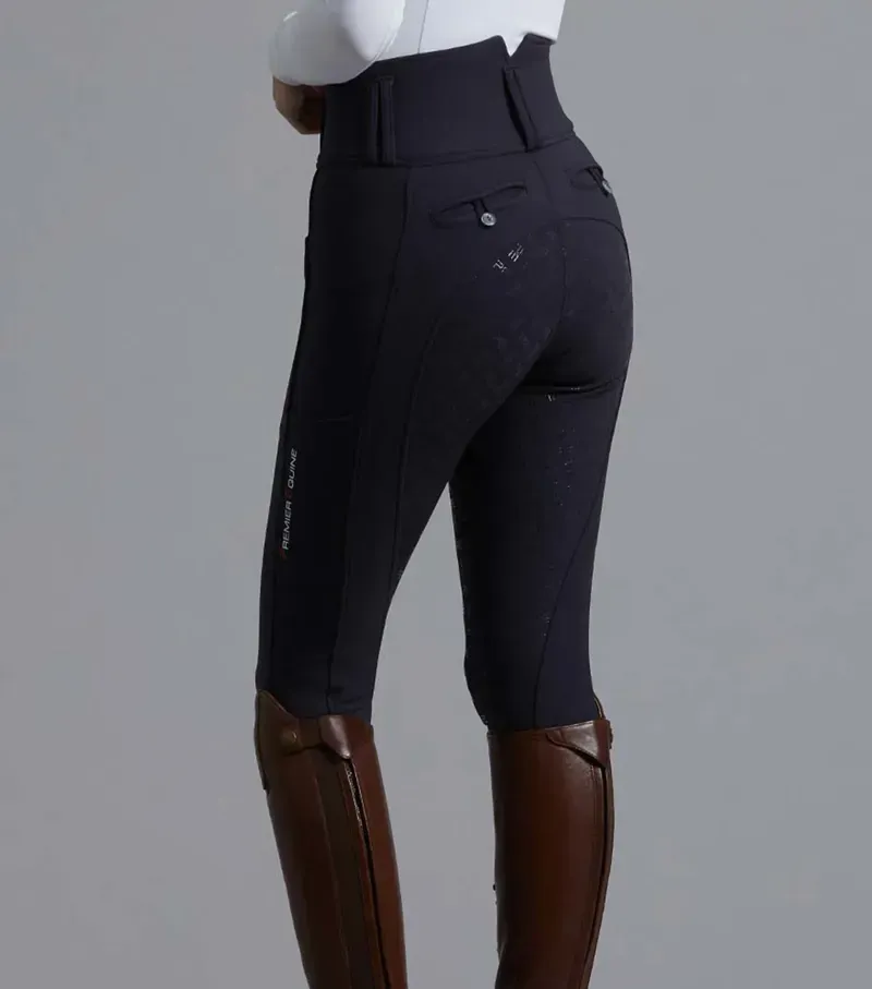Premier Equine Ladies Coco II Gel Full Seat Riding Breeches in Navy-3