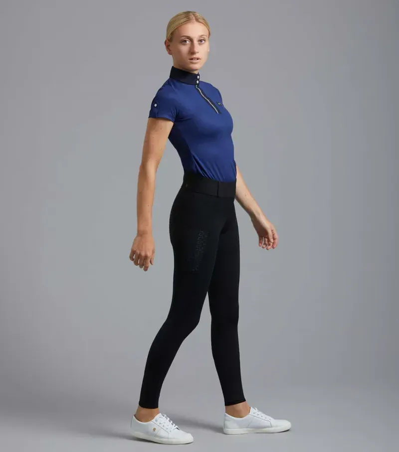 Premier Equine Ladies Concerto Riding Tights in Jet Black-5
