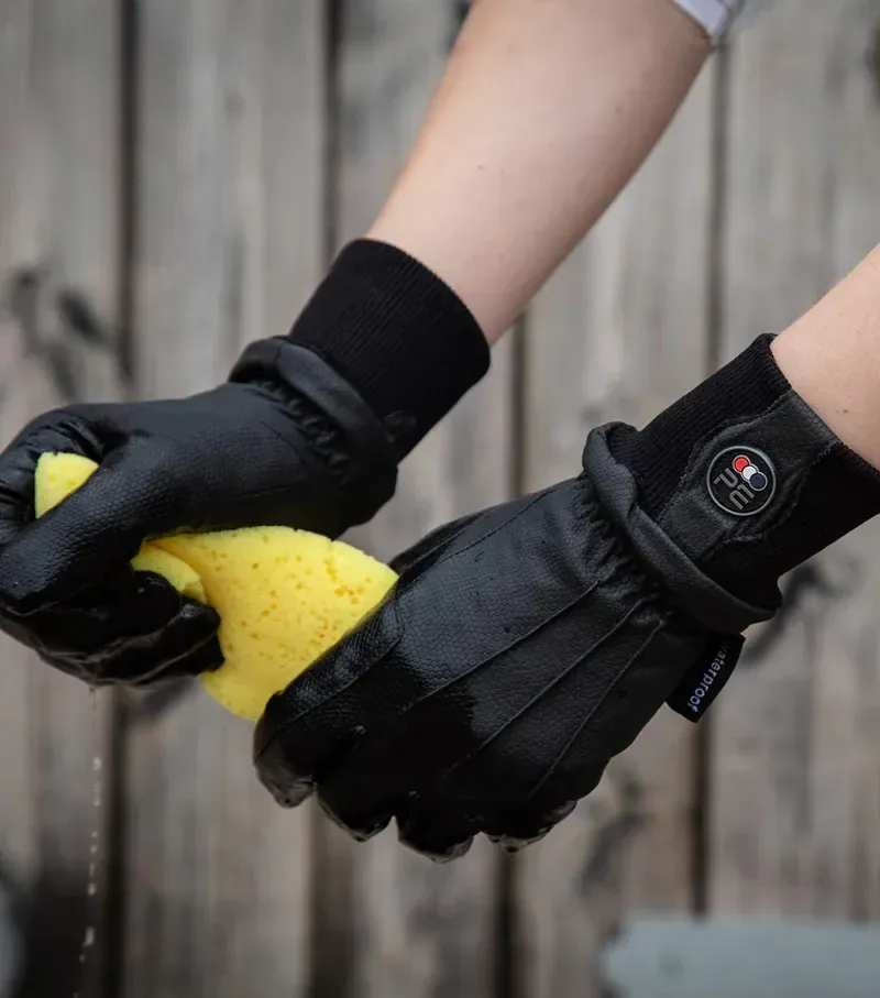Dajour Waterproof Riding Gloves - Black-2