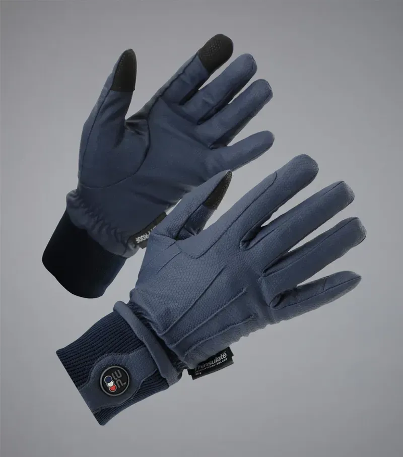 Dajour Waterproof Riding Gloves - Navy