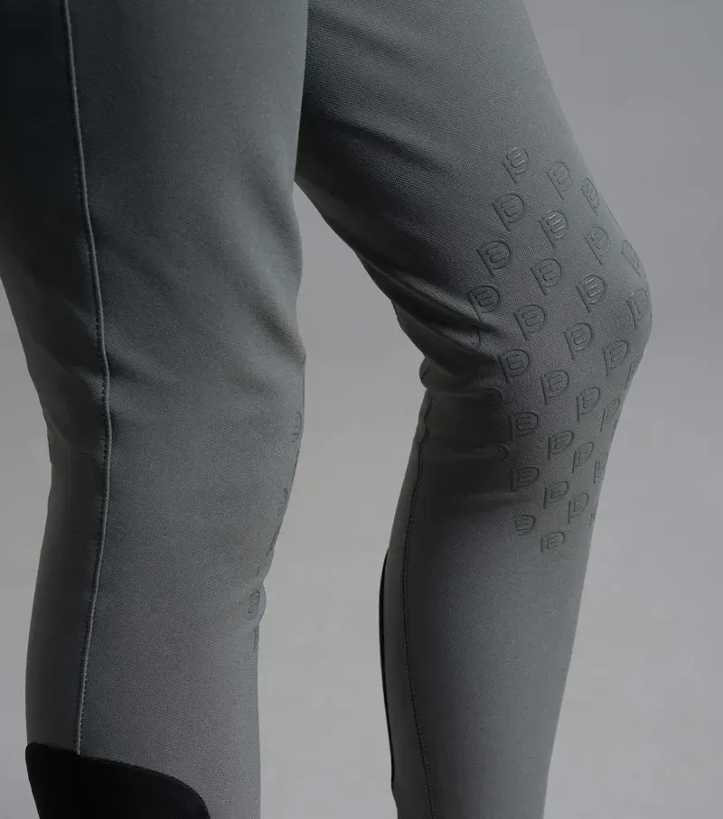 Premier Equine Boys Derby Riding Breeches in Grey-2