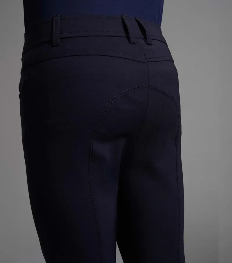 Premier Equine Boys Derby Riding Breeches in Navy-2