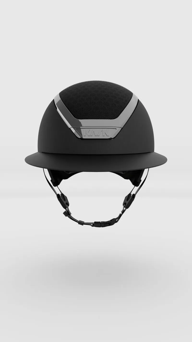 Kask Star Lady Chrome Riding Helmet- Black/Silver-3