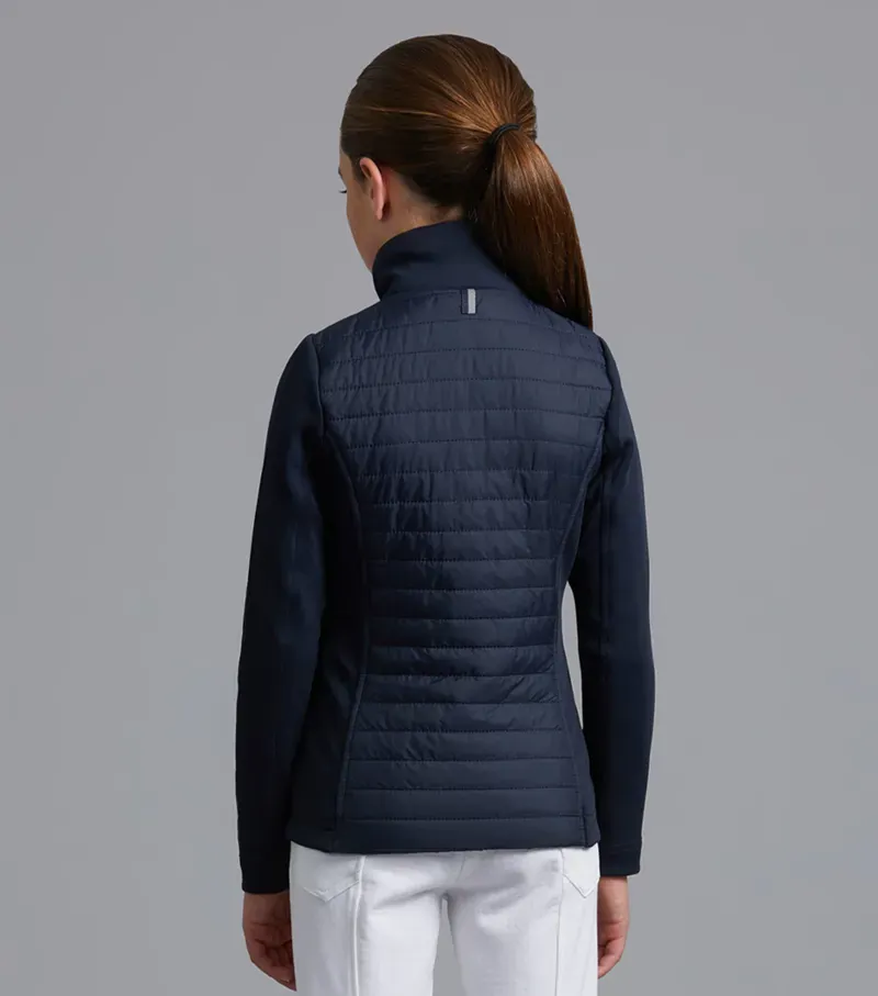 Mini Elena Girl's Hybrid Riding Jacket / Navy-2