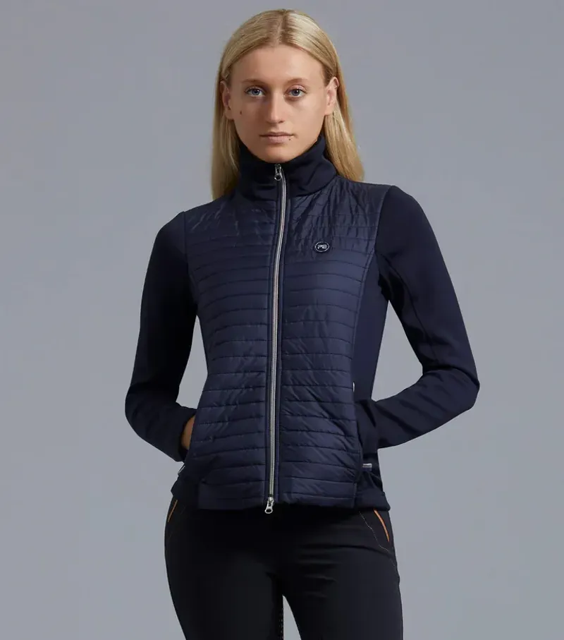 Elena Ladies Hybrid Technical Riding Jacket / Navy uk