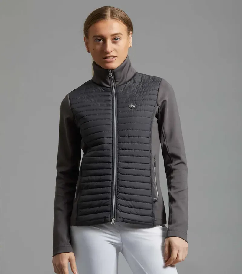 Elena Ladies Hybrid Technical Riding Jacket / Anthracite Grey uk