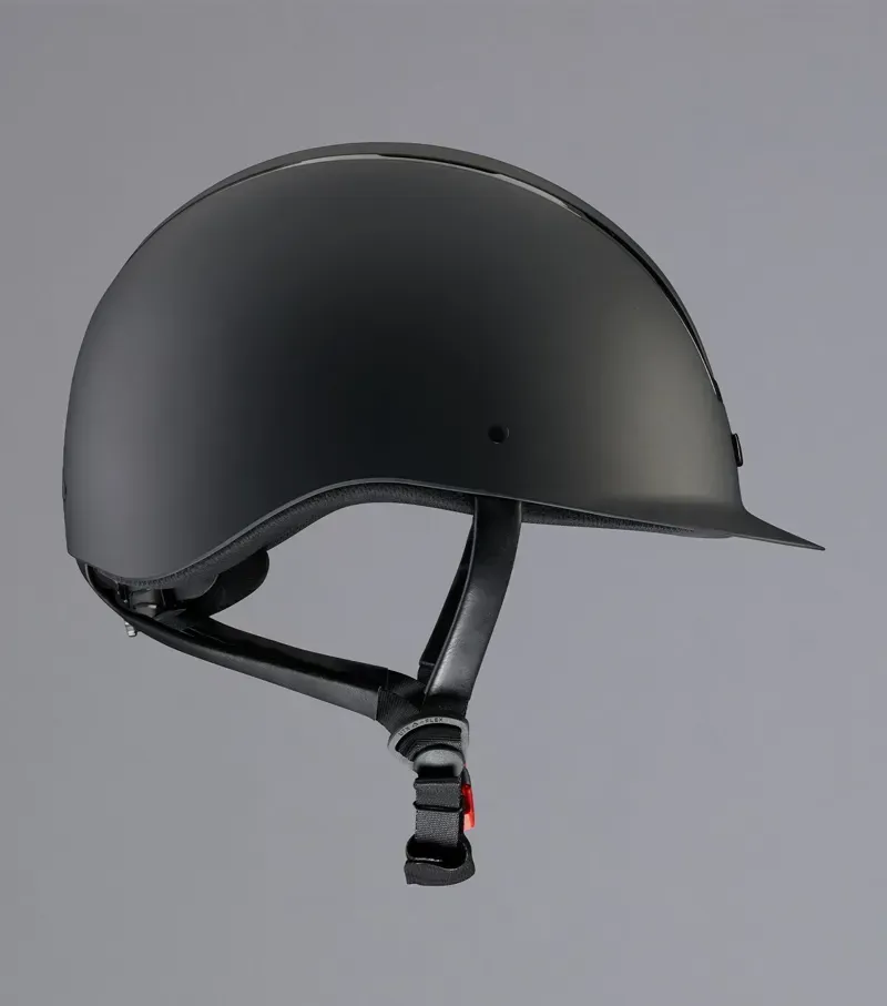 Premier Equine Endeavour Horse Riding Helmet in Black-4