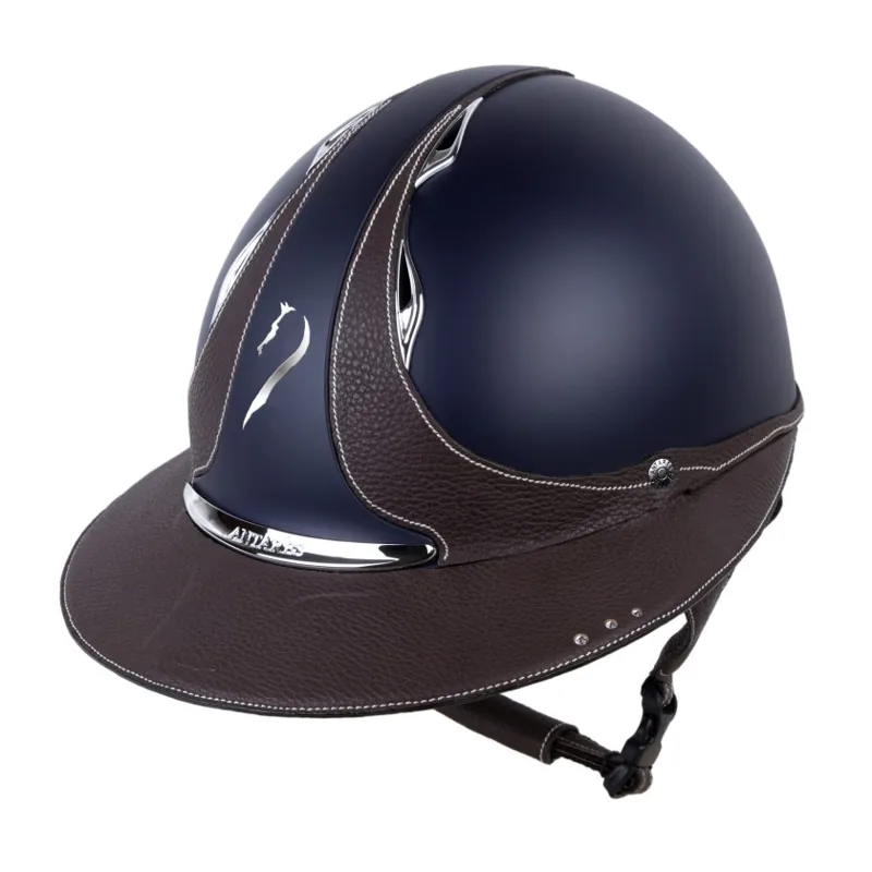 Antares Galaxy Strass Eclipse Riding Hat - Blue/Brown