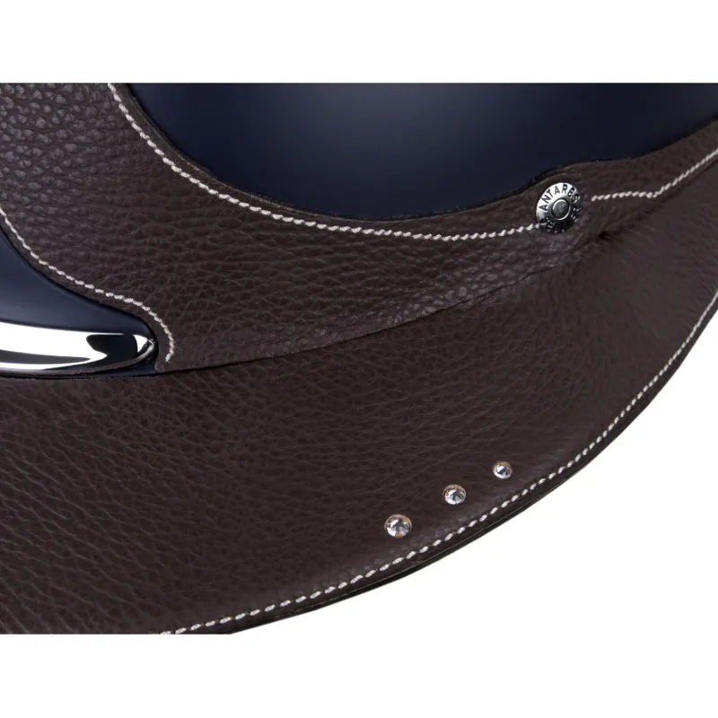 Antares Galaxy Strass Eclipse Riding Hat - Blue/Brown-3