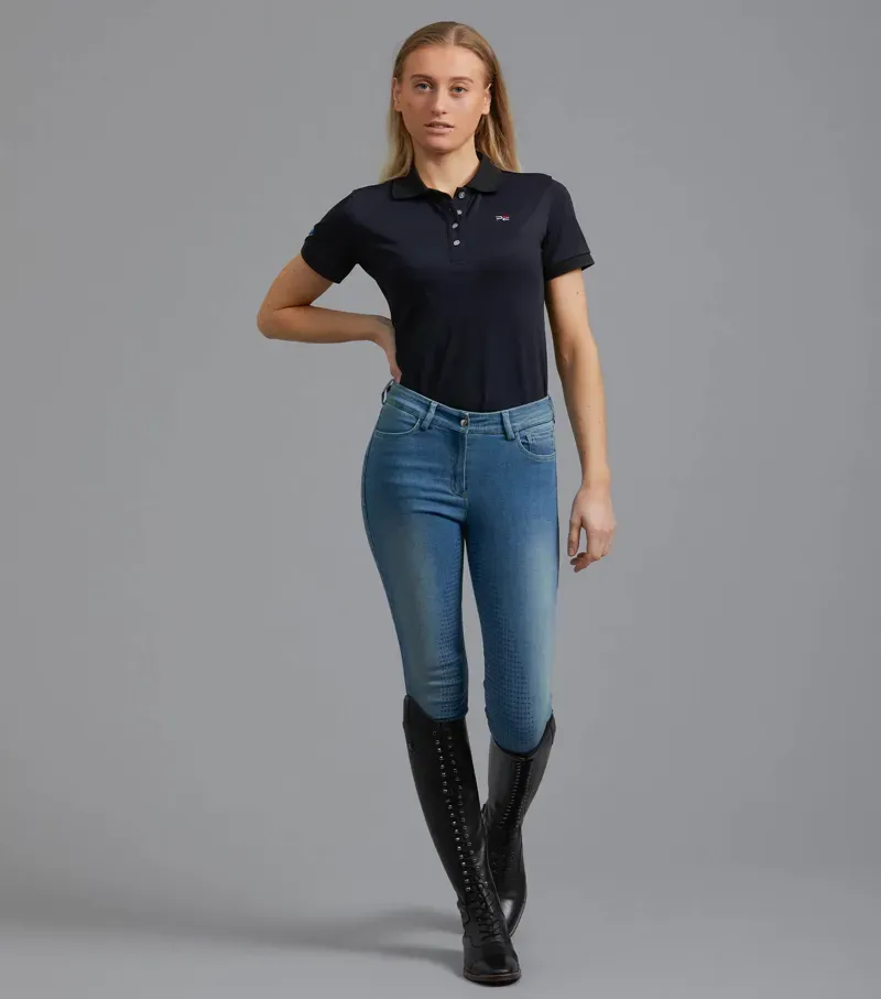 Gina Ladies Full Seat Breeches / Denim