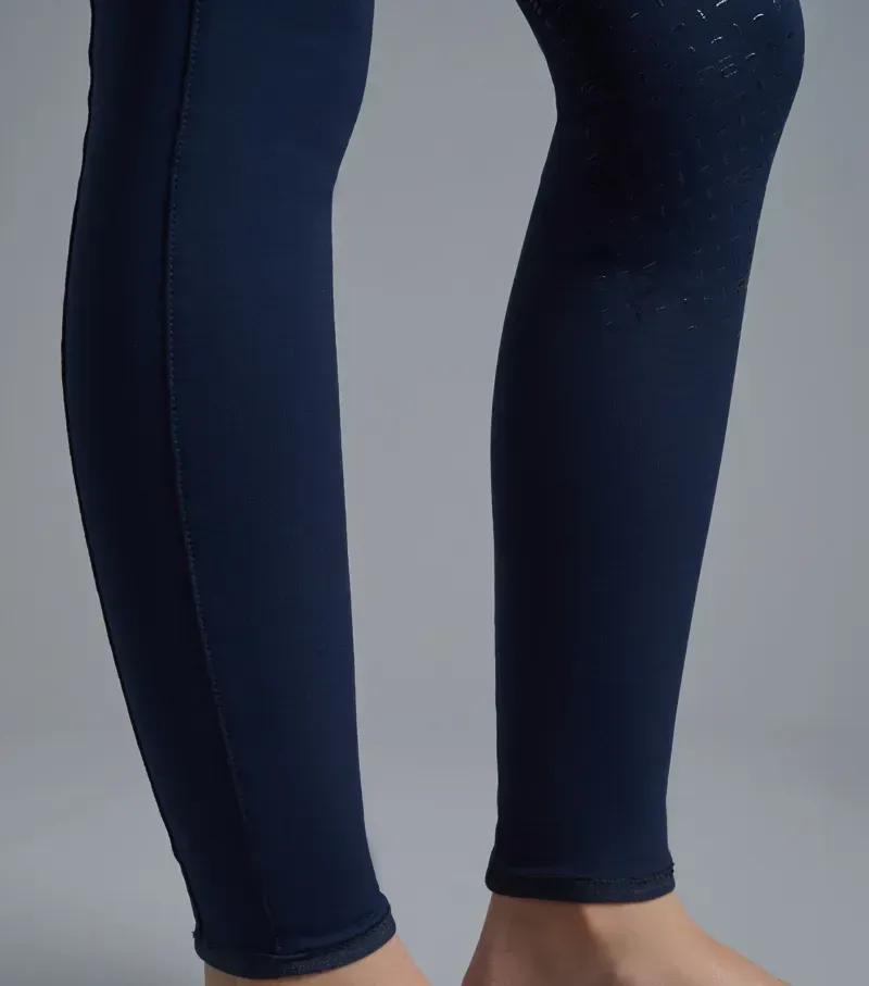 Premier Equine Girls Concerto Riding Tights in Orkney Navy-4